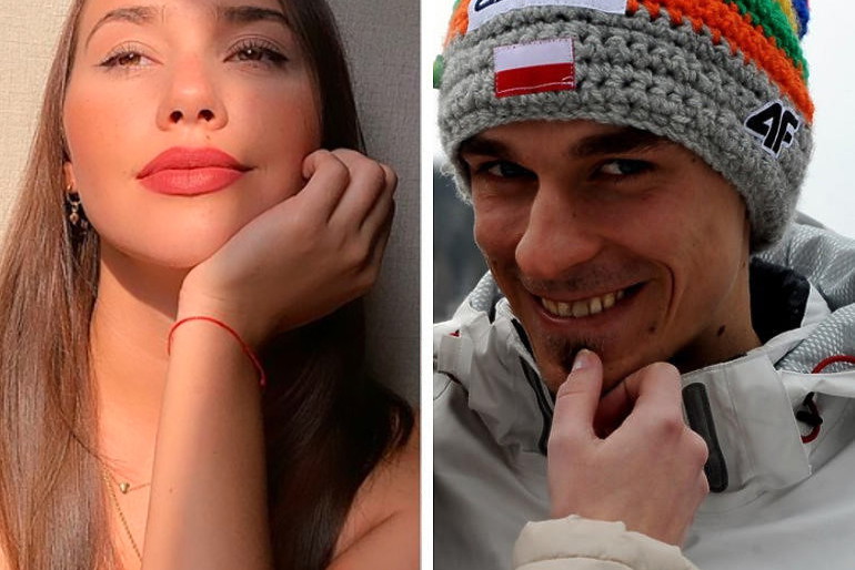 Marcelina Ziętek i Piotr Żyła