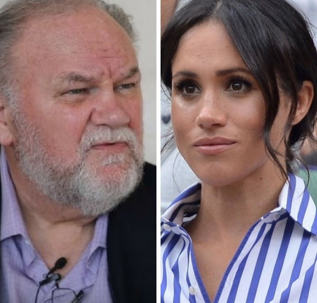Meghan Markle i jej ojciec Thomas Markle