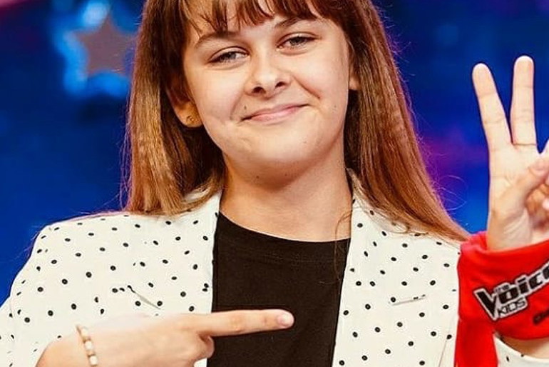 Nikola Wądołowska z "The Voice Kids 4"
