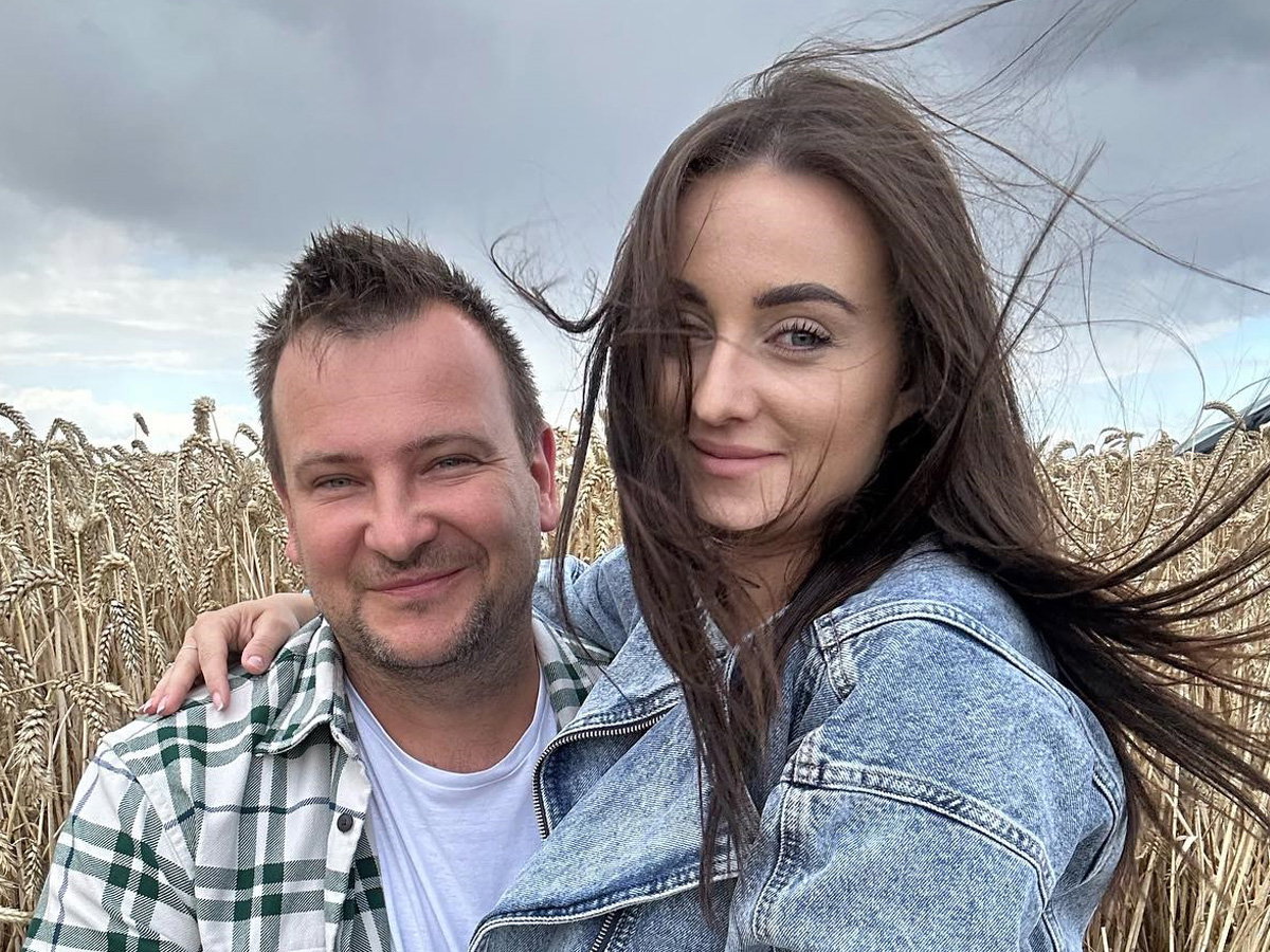 Anna i Grzegorz Bardowscy na polu