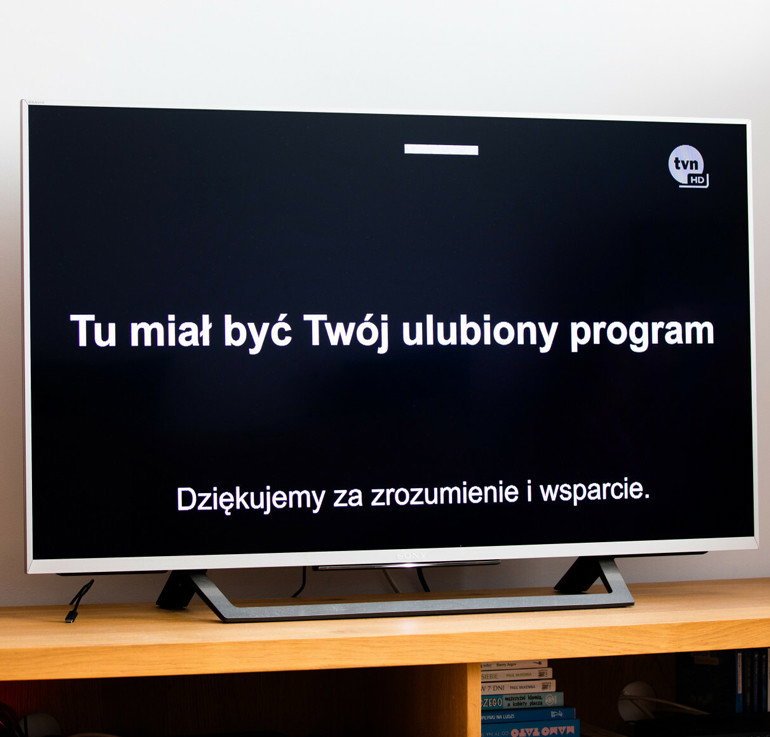 protest mediów tv