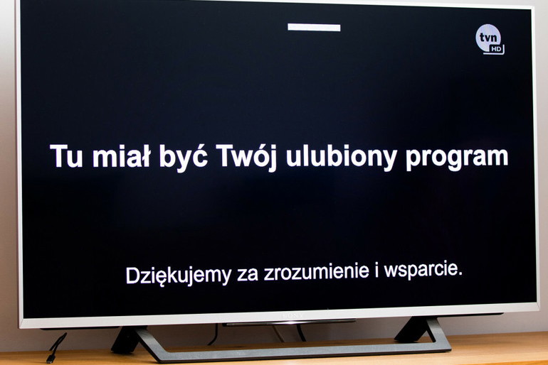 protest mediów tv