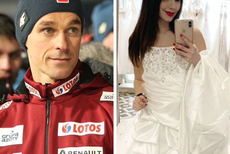 Piotr Żyła i Marcelina Ziętek