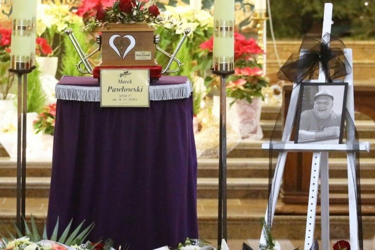 Pogrzeb Marka Pawłowskiego ze "Złomowiska"