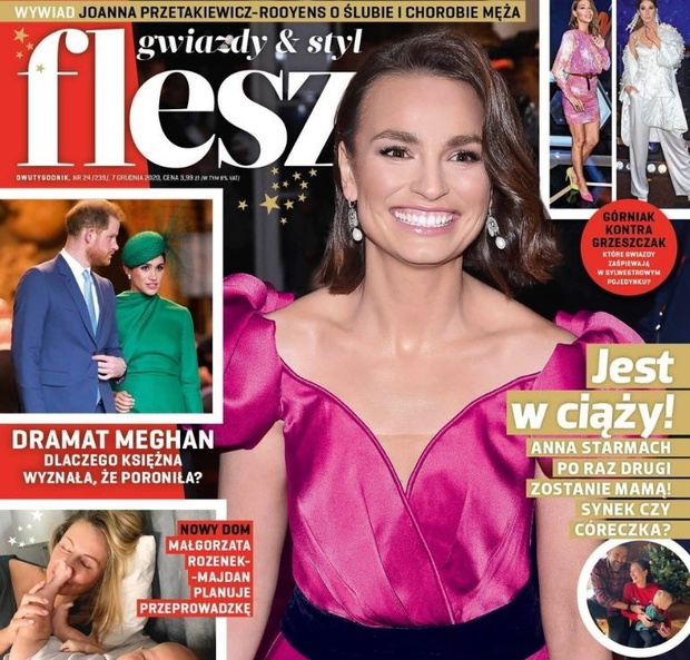 Anna Starmach na okładce Flesz