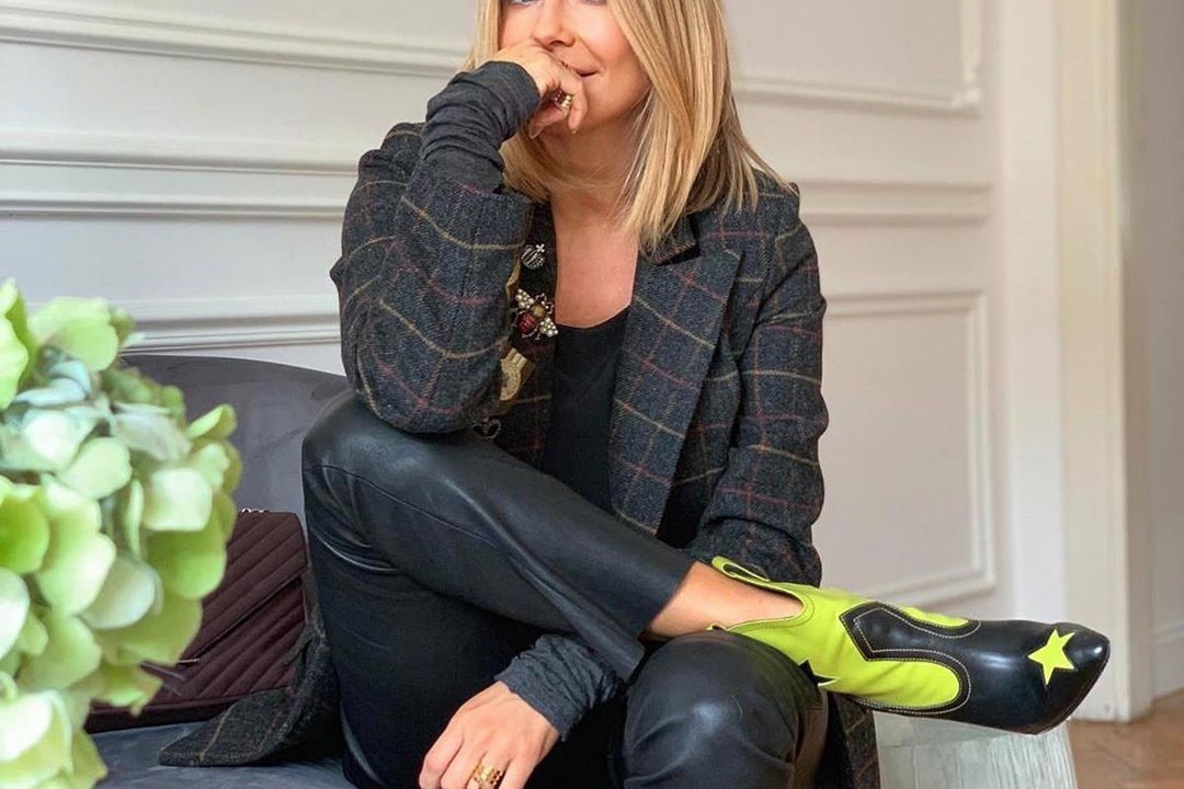 Małgorzata Rozenek w butach Elisabetta Franchi