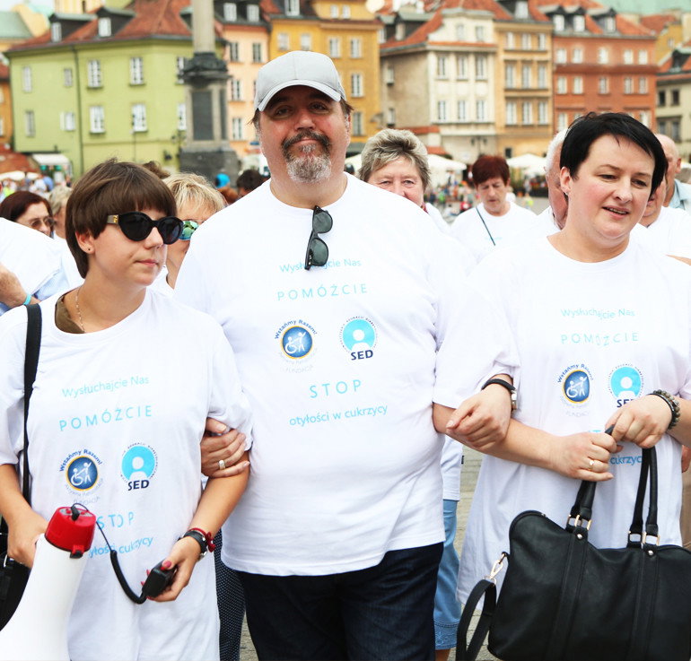 Dariusz Gnatowski z żoną i córką Julią