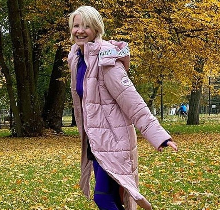 Małgorzata Kożuchowska w kurtce Bizuu