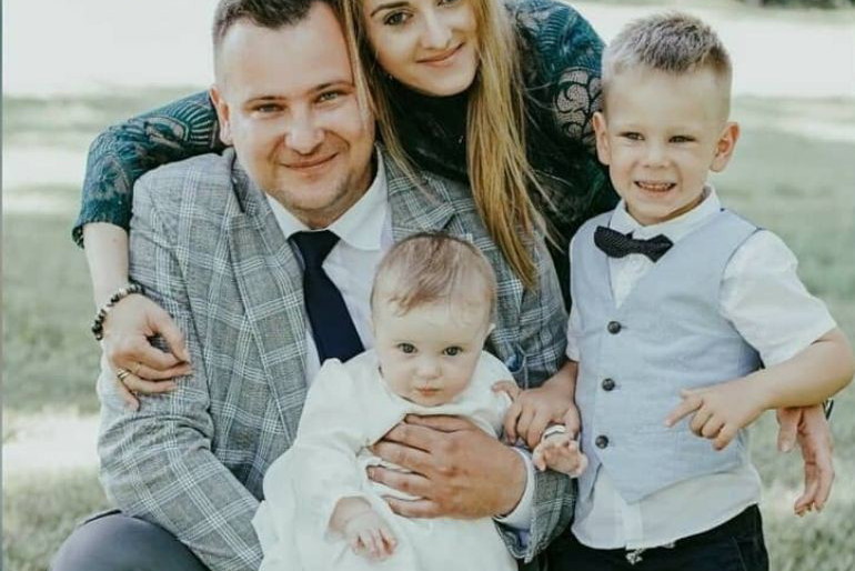 Ania i Grzegorz Bardowscy ochrzcili Liwię