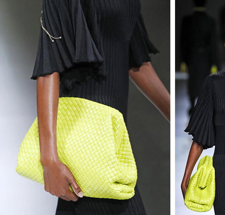 Limonkowa torebka Bottega Veneta na jesień 2020