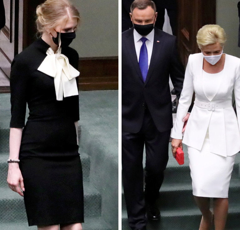 Kinga Duda na zaprzysiężeniu prezydenta