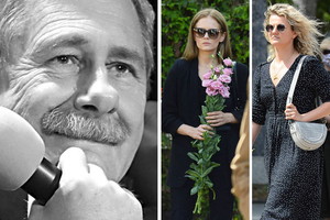 Pogrzeb Andrzeja Strzeleckiego. Olga Kalicka, Michał Mikołajczak i Zofia Zborowska żegnają swojego mistrza
