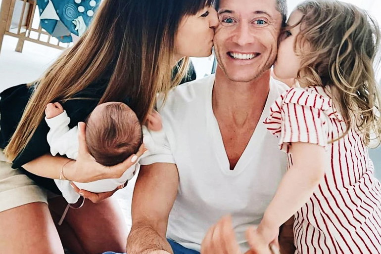 Anna Lewandowska, Robert Lewandowski, Klara Lewandowska, Laura Lewandowska