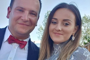 Anna i Grzegorz Bardowscy na weselu