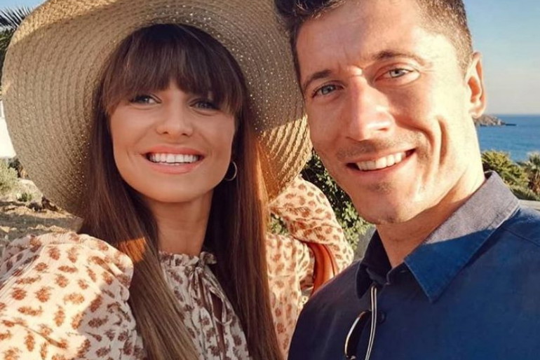 Anna i Robert Lewandowscy na wakacjach