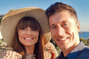 Anna i Robert Lewandowscy na wakacjach