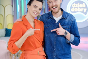 Paulina Krupińska i Damian Michałowski w Dzień Dobry TVN