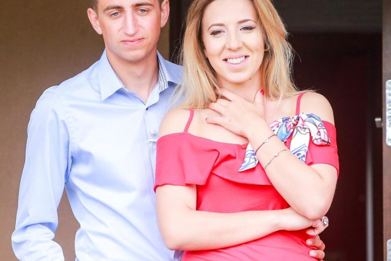 Małgosia Borysewicz z mężem