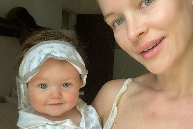 Joanna Krupa z córką Ashą