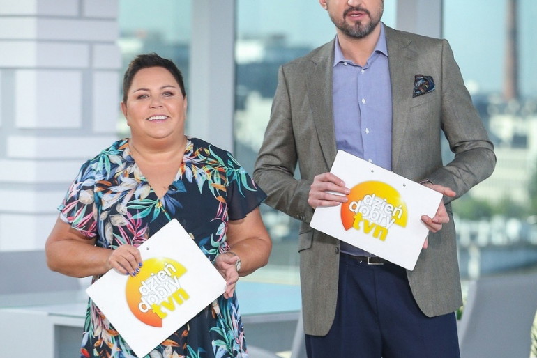 Dorota Wellman i Marcin Prokop w DDTVN