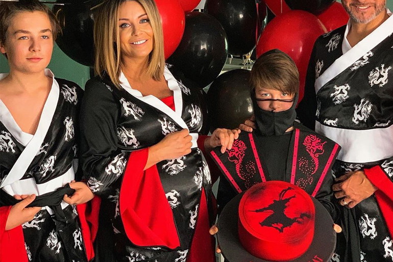 Małgorzata Rozenek-Majdan z synami świętuje 10. urodziny Tadzia