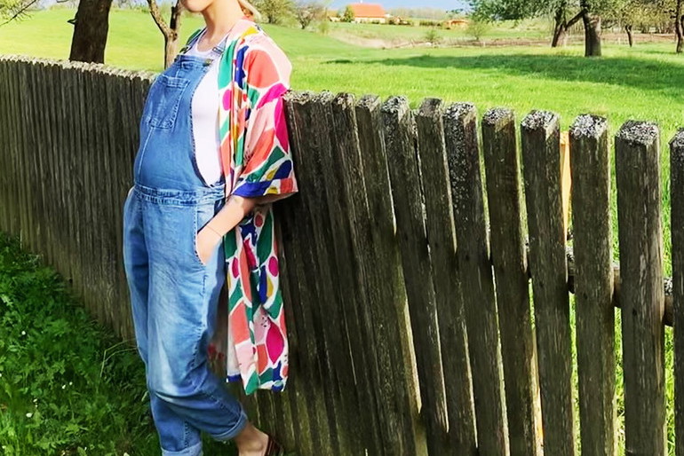 Lara Gessler w drugim trymestrze ciąży