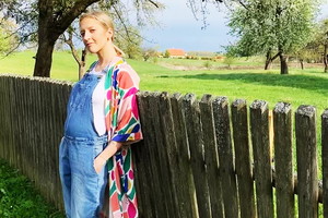 Lara Gessler w drugim trymestrze ciąży