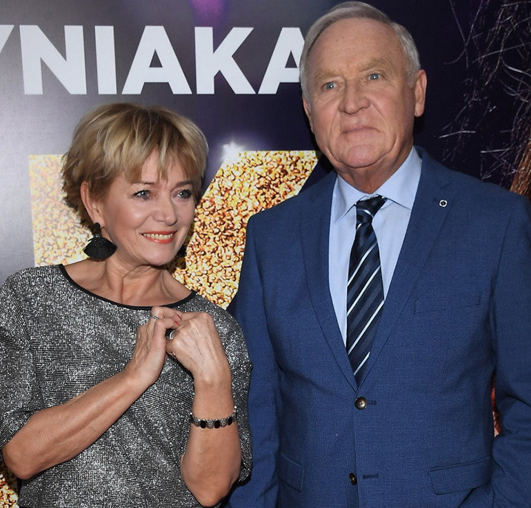 Iwona i Gerard z "Sanatorium Miłości" na premierze filmu "Zenek"