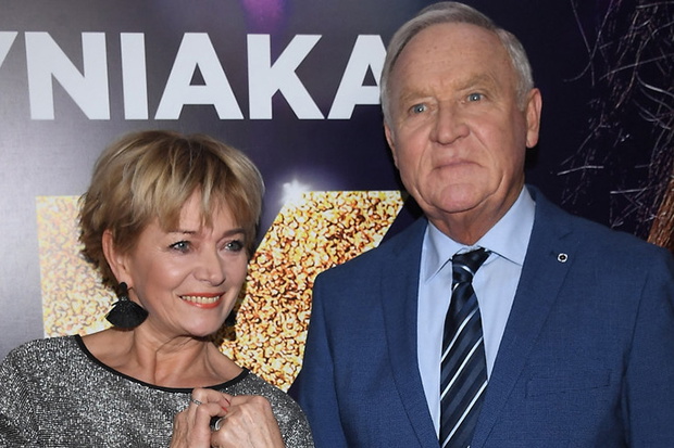 Iwona i Gerard z "Sanatorium Miłości" na premierze filmu "Zenek"