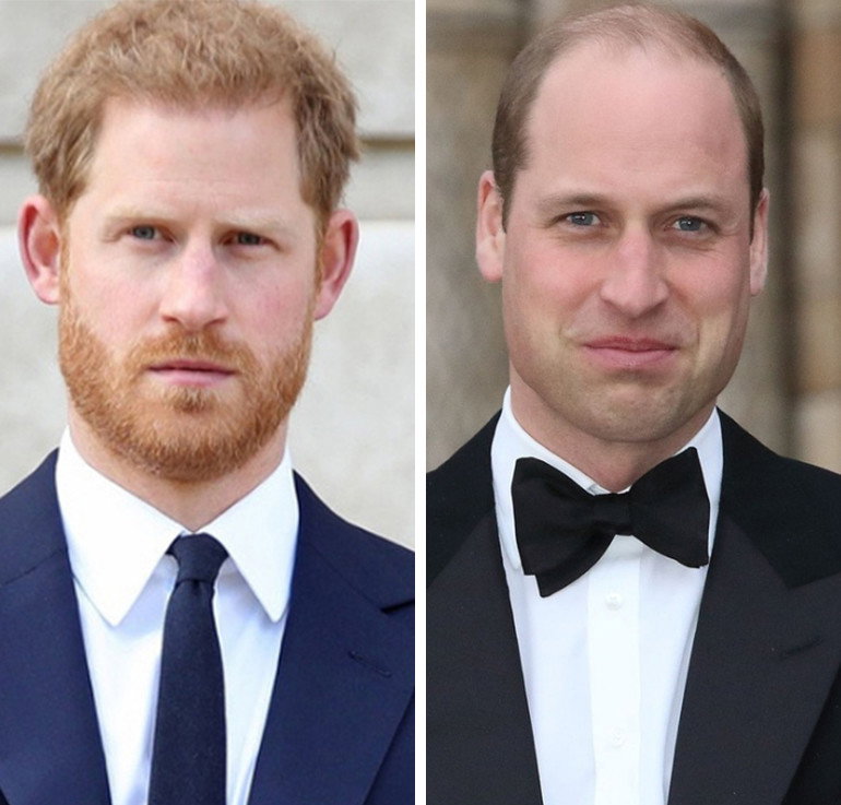 książę Harry i książę William