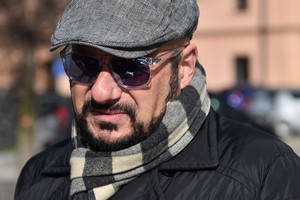 Piotr Gąsowski na pogrzebie Pawła Królikowskiego