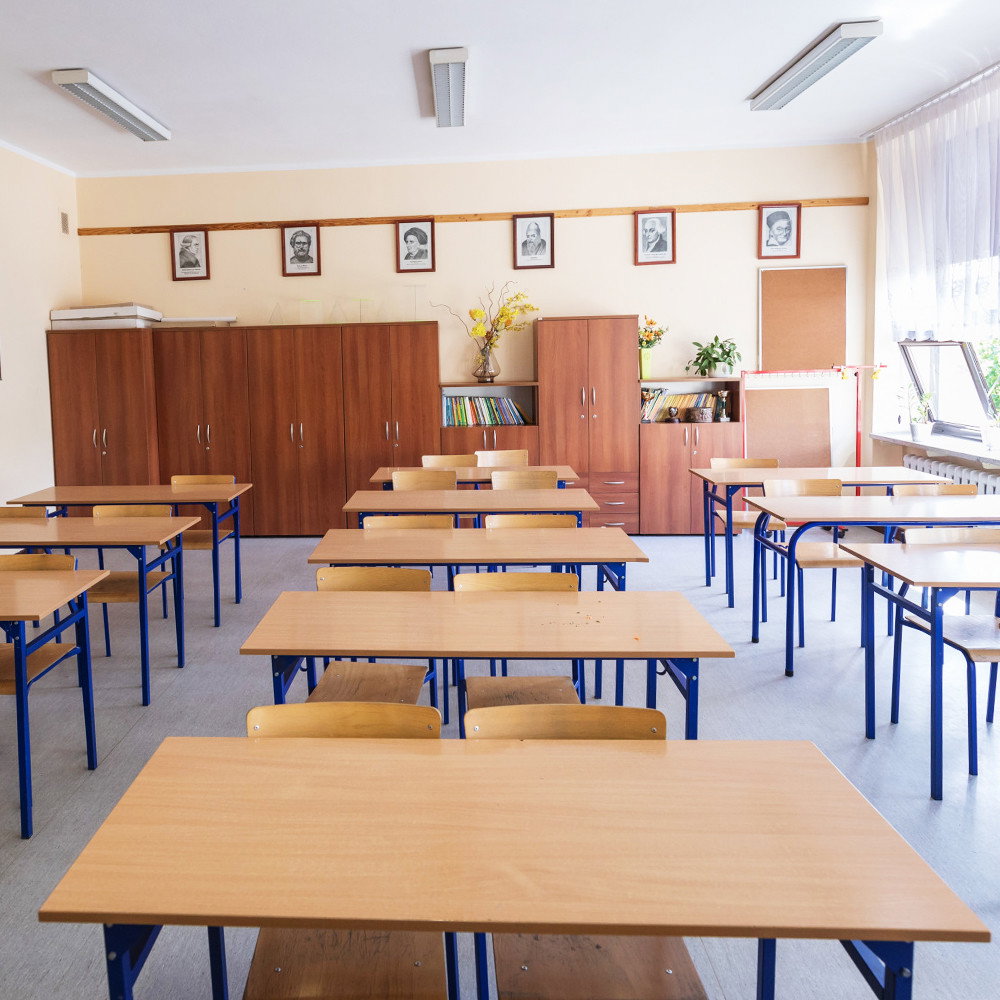 Szkoła klasa lekcje koronawirus