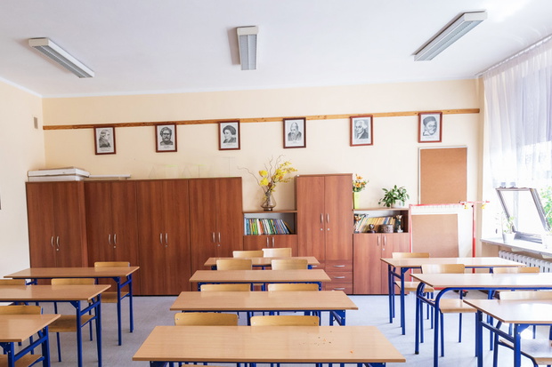 Szkoła klasa lekcje koronawirus