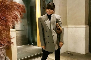 Anna Lewandowska w męskiej marynarce Isabel Marant