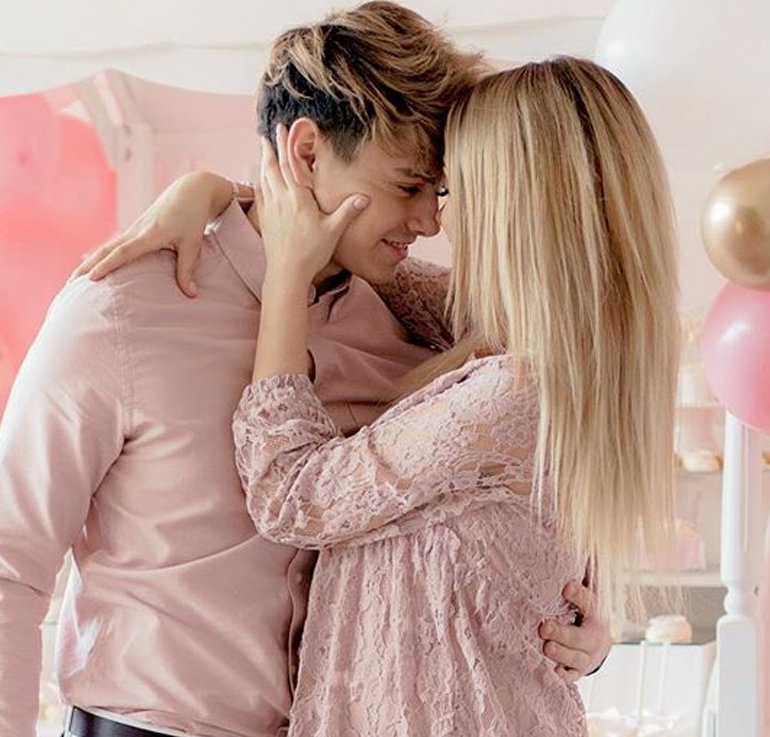 Sylwia Przybysz i Jaś Dąbrowski zorganizowali baby shower