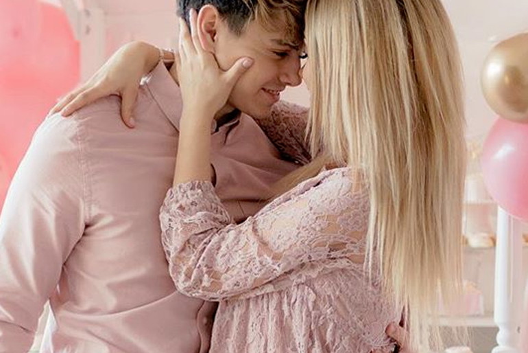 Sylwia Przybysz i Jaś Dąbrowski zorganizowali baby shower