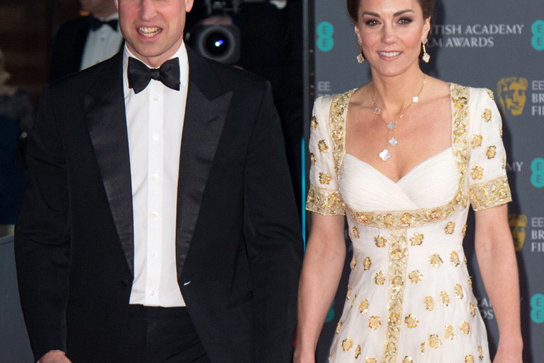 Księżna Kate i książę William na BAFTA 2020