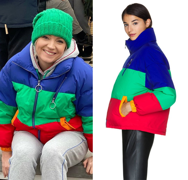 Dorota Szelągowska w kurtce United Colors of Benetton