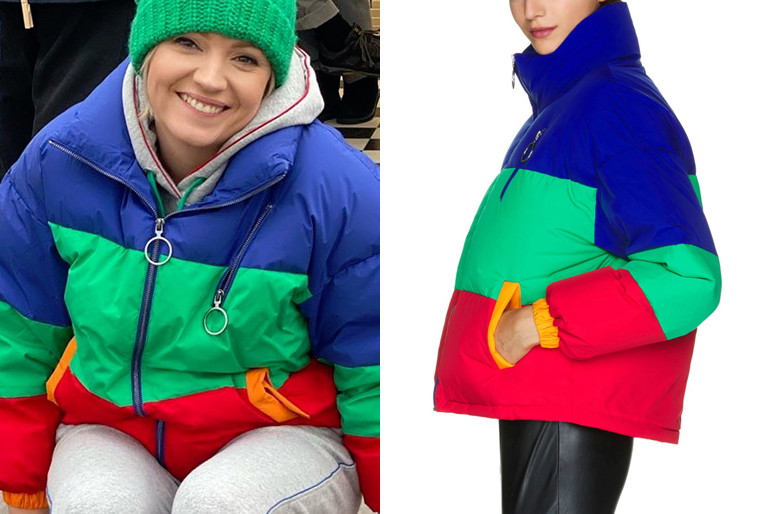 Dorota Szelągowska w kurtce United Colors of Benetton