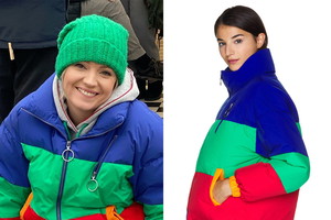 Dorota Szelągowska w kurtce United Colors of Benetton