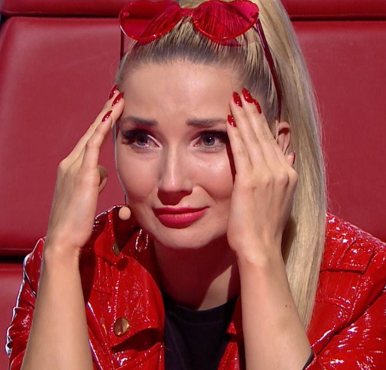 Wzruszona Cleo w programie The Voice Kids 3