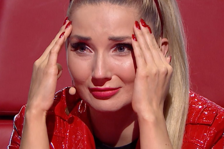 Wzruszona Cleo w programie The Voice Kids 3
