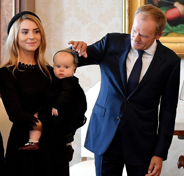 Kasia Tusk z córką u papieża