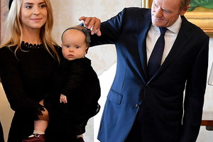 Kasia Tusk z córką u papieża
