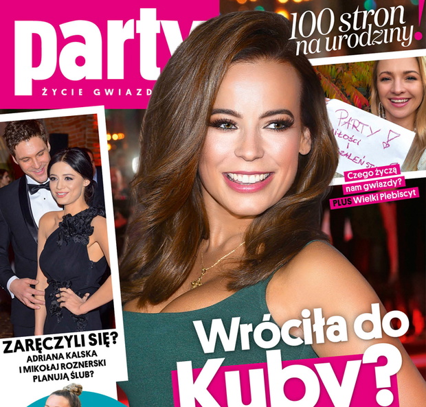 Anna Mucha na okładce Party