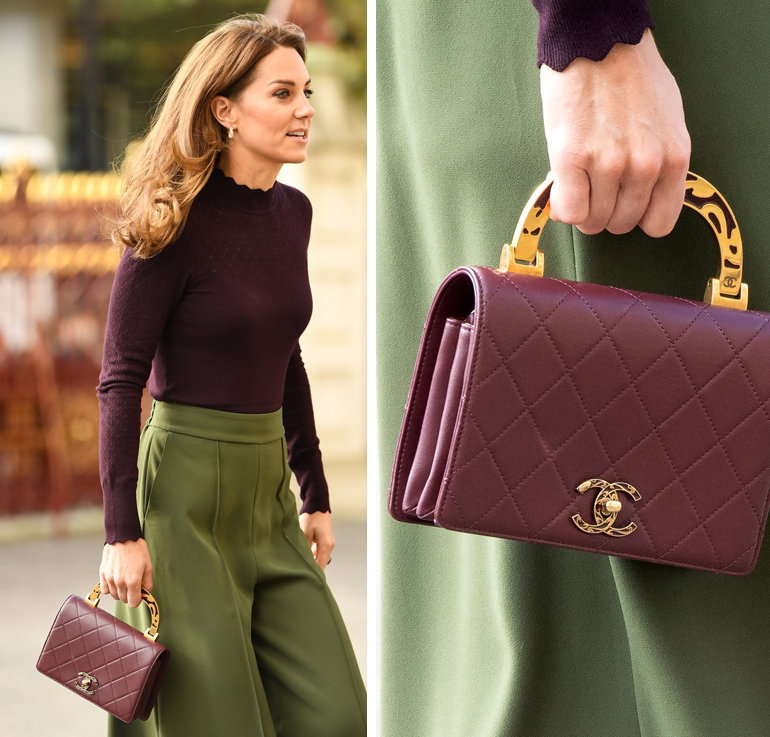 Księżna Kate i torebka Chanel