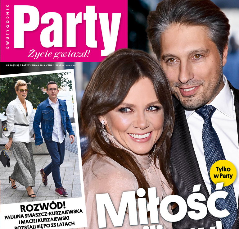 Kinga Rusin i Marek Kujawa na okładce "Party"