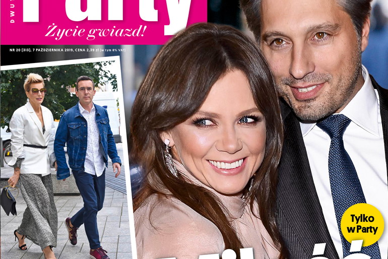 Kinga Rusin i Marek Kujawa na okładce "Party"