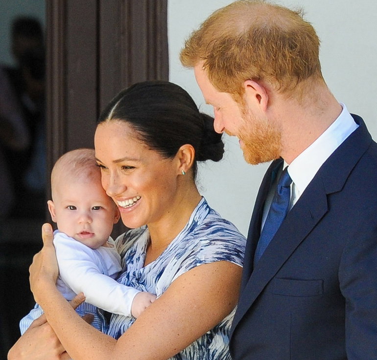 Meghan Markle z synkiem w Afryce