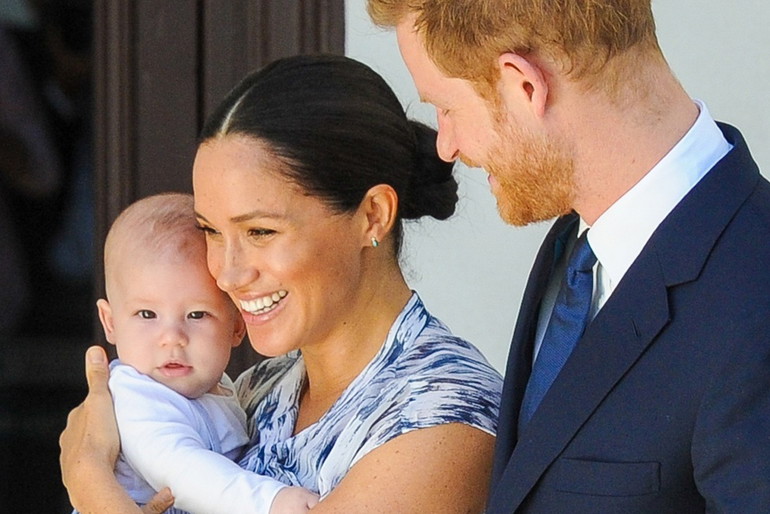 Meghan Markle z synkiem w Afryce